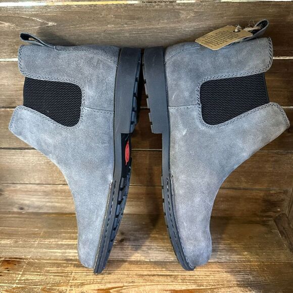New NWOB Mens Born Shane Gray Suede Comfort Chelsea‎ Ankle Boots Size 12 M main image 4